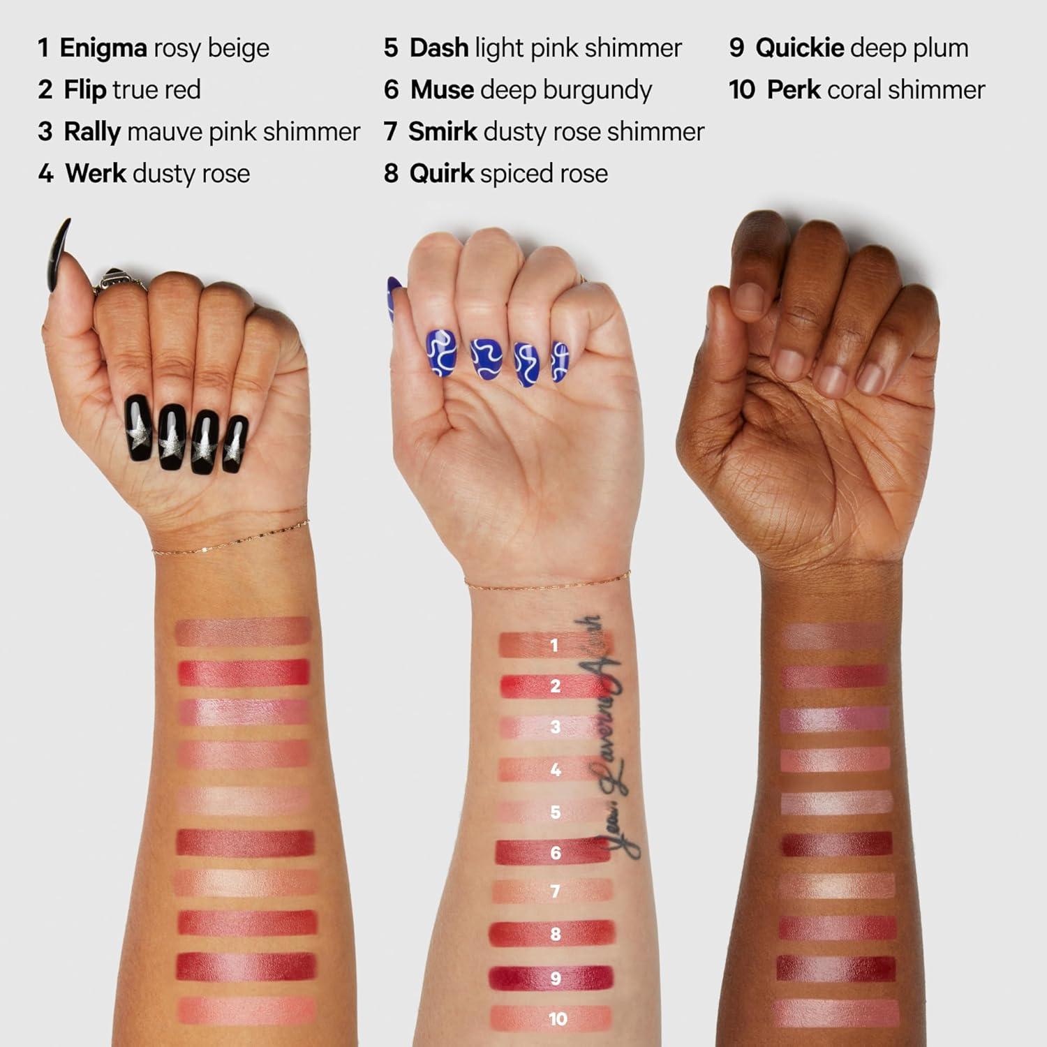 imageMilk Makeup Lip Cheek Stick MultiUse Cream Blush Lip Color with Mango Butter Avocado Oil Apricot Oil Hydrating Buildable LongLasting Vegan FormulaFlip True Red