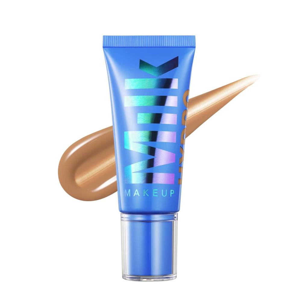 imageMilk Makeup Hydro Grip Hydrating Gel Skin Tint with Hyaluronic Acid  Buildable Light Coverage for Up to 12 Hours wDewy Finish  NonComedogenic08  Medium with Neutral to Warm Undertones