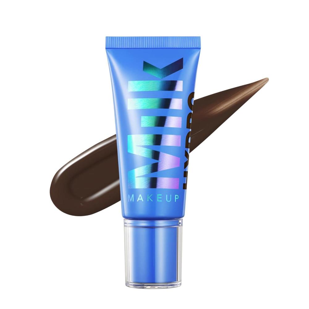 imageMilk Makeup Hydro Grip Hydrating Gel Skin Tint with Hyaluronic Acid  Buildable Light Coverage for Up to 12 Hours wDewy Finish  NonComedogenic15  Very Deep with Neutral Undertones