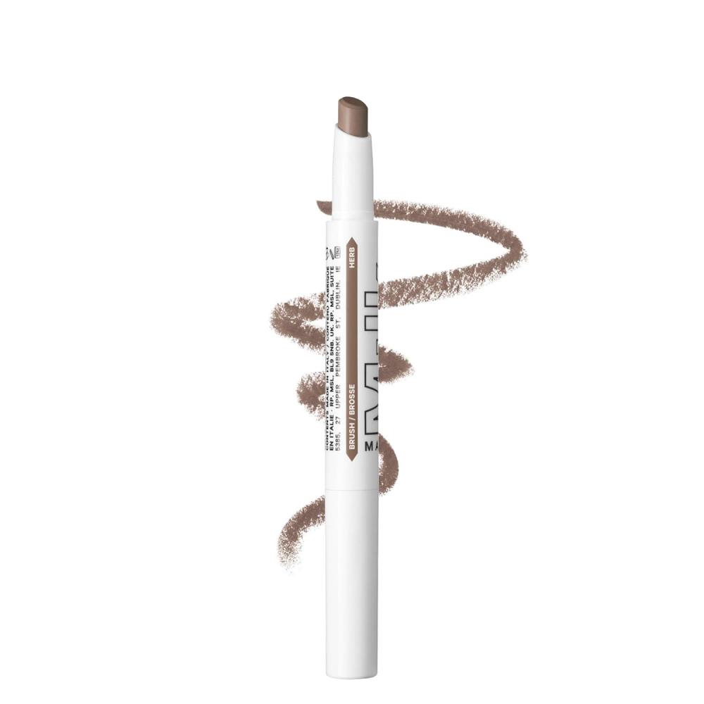 imageMilk Makeup KUSH Brow Shadow Stick  Fills Shapes  Defines for Softer FullerLooking Brows for Up to 12 Hours  Waterproof Buildable CreamtoPowder FormulaHerb  Medium Brown