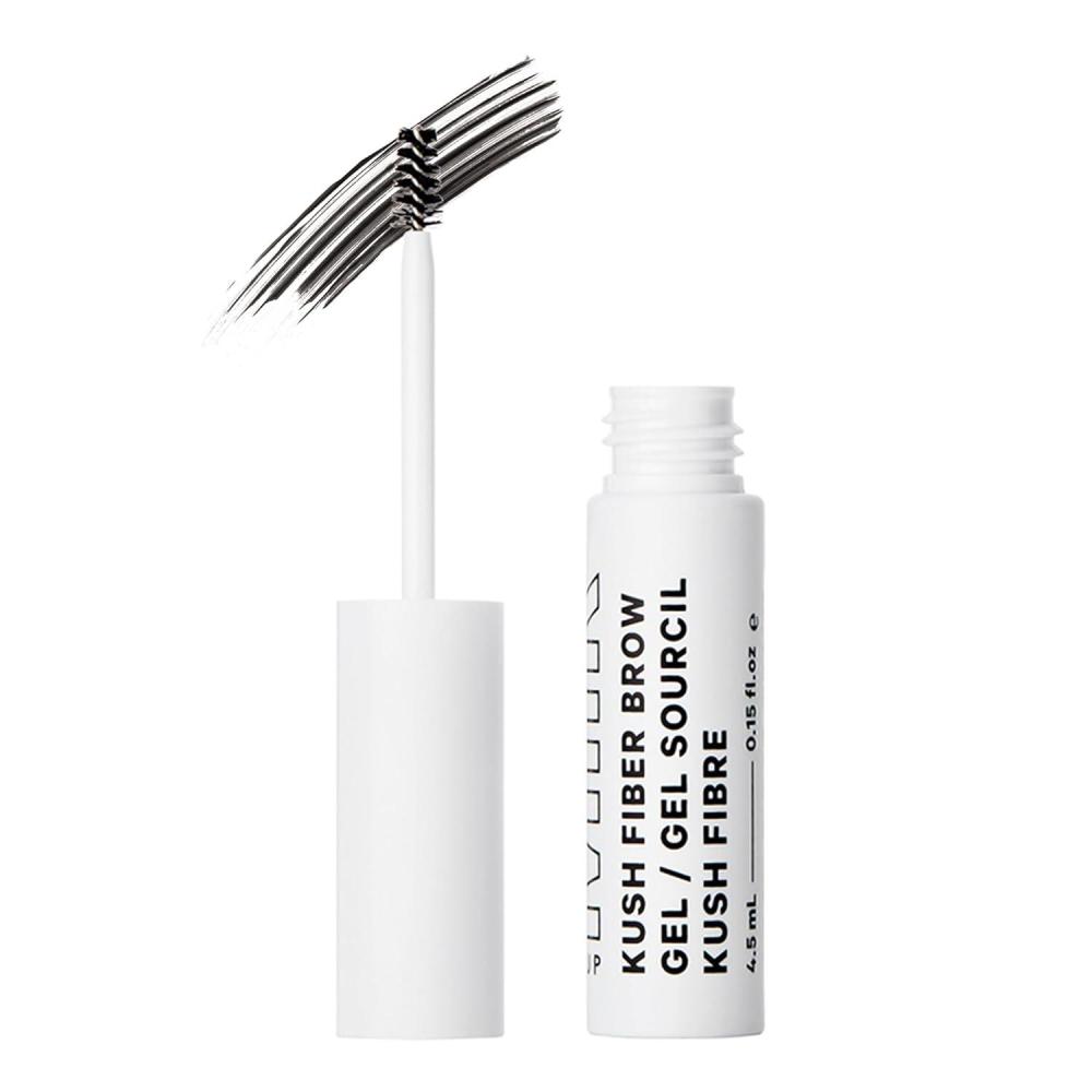 imageMilk Makeup KUSH Fiber Brow Gel  Tinted Gel Fluffs Fills  Holds Eyebrows for a Fuller Natural Look  Conditioning Vegan FormulaDiesel  Warm Very Dark BrownBlack