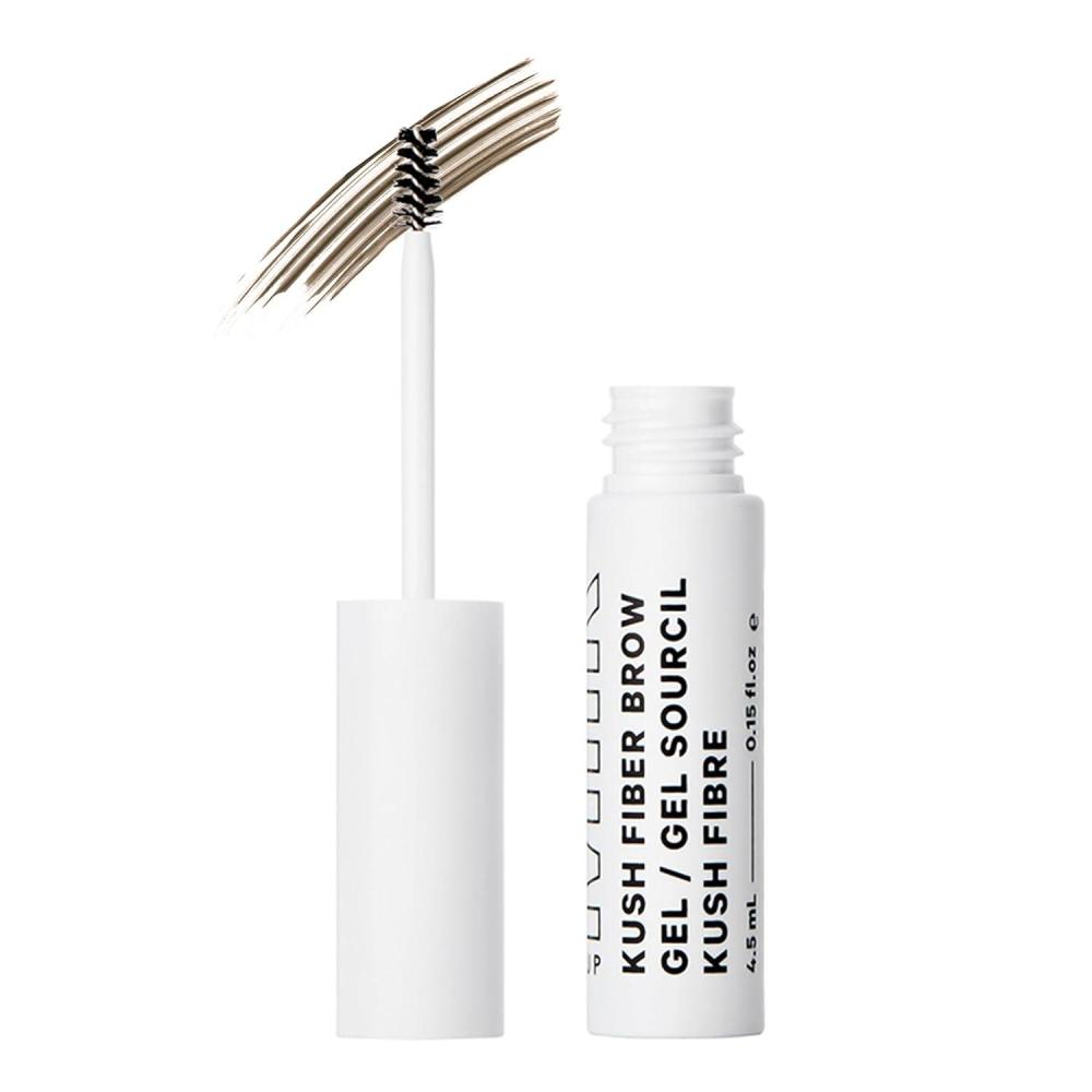 imageMilk Makeup KUSH Fiber Brow Gel  Tinted Gel Fluffs Fills  Holds Eyebrows for a Fuller Natural Look  Conditioning Vegan FormulaHerb  Medium Brown