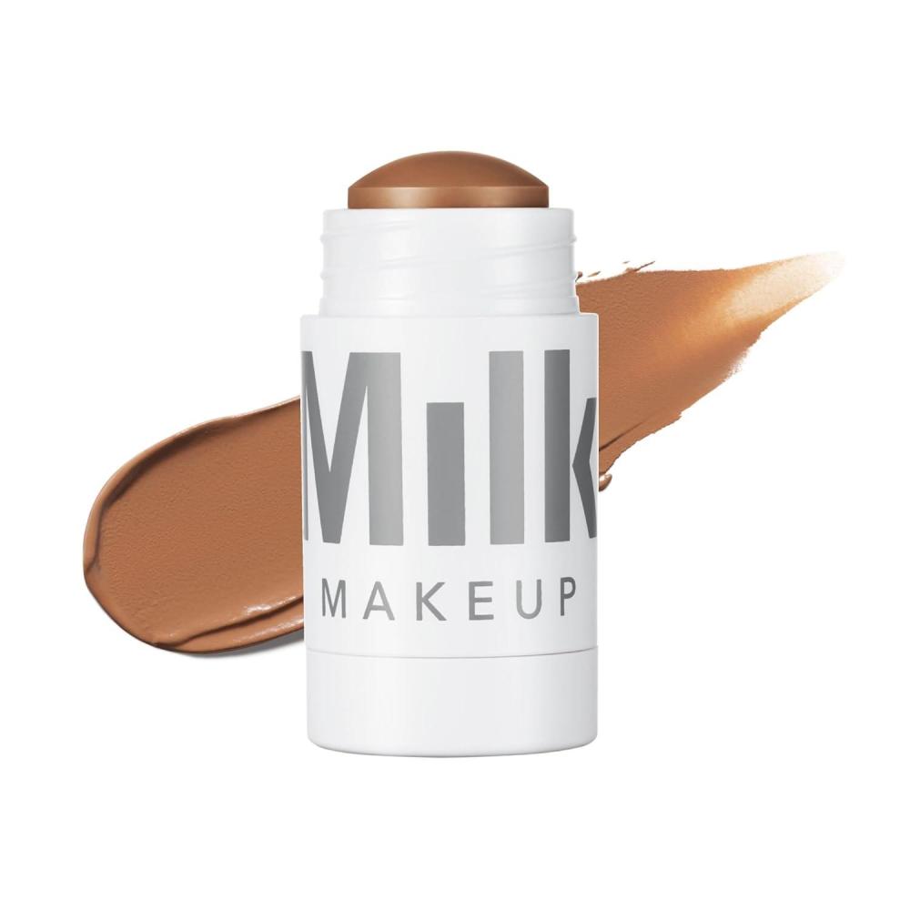 imageMilk Makeup Matte Bronzer  Buildable Cream Bronzer Stick with Mango Butter  Apricot Oil  Hydrating MultiUse Formula for a Sunkissed GlowBaked  Bronze