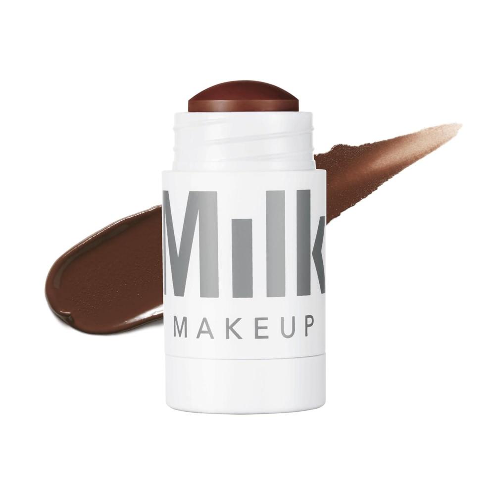 imageMilk Makeup Matte Bronzer  Buildable Cream Bronzer Stick with Mango Butter  Apricot Oil  Hydrating MultiUse Formula for a Sunkissed GlowBlitzed  Deep Bronze