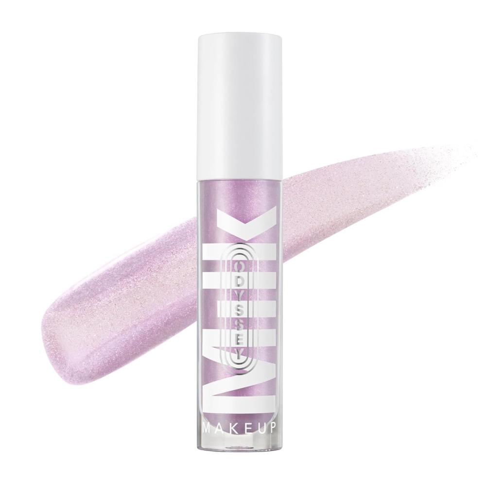 imageMilk Makeup Odyssey Lip Oil Gloss  For Fuller and Glossy Lips  Long Lasting Moisture  SemiSheer Color  Vegan Cruelty FreeAdventure  Lavender Shimmer