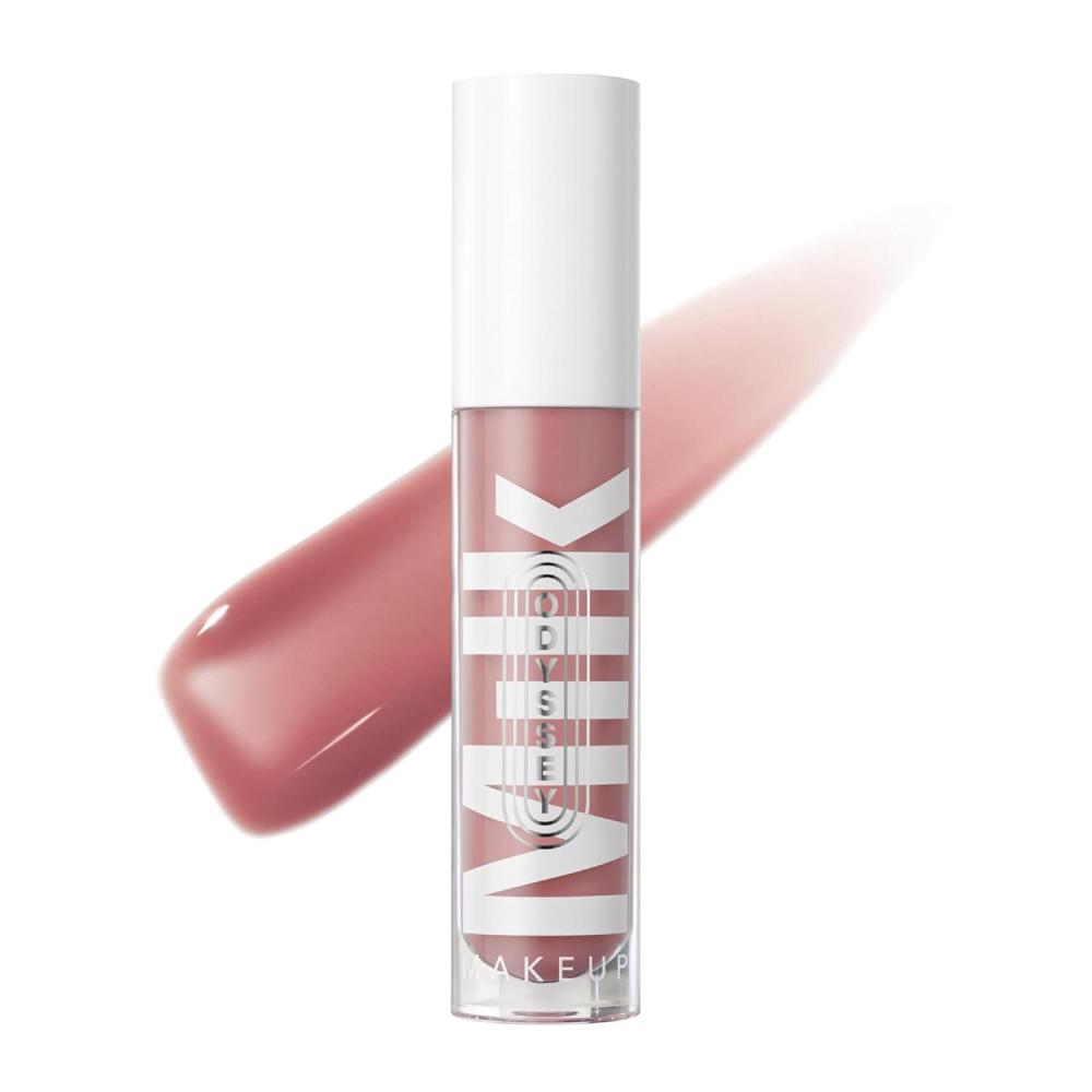 imageMilk Makeup Odyssey Lip Oil Gloss  For Fuller and Glossy Lips  Long Lasting Moisture  SemiSheer Color  Vegan Cruelty FreeWerk Trip  Dusty Rose