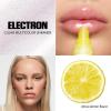 Milk Makeup Balmade Electrolyte Lip Balm – Hydrating, Sheer Gloss Nourishes + Replenishes Moisture – Clean, Vegan Formula with High-Shine Finish(Electron – Clear Multicolor Shimmer  Citrus Lemon)