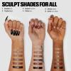 Milk Makeup Sculpt Stick – Cool-Toned Cream Contour Stick with Thyme Extract + Mango Butter – Hydrating, Buildable Formula Adds Depth + Dimension(Sizzle – Very Deep)