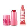 Milk Makeup Cooling Water Jelly Tint + Balmade Set – Long-Lasting Lip + Cheek Stain & Hydrating Nourishing, Sheer Gloss Electrolyte Lip Balm – Stain, Chill, 0.17 oz, Balmade, Werk Out, 0.4.oz