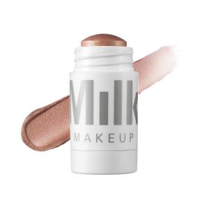 Milk Makeup Highlighter – Cream Highlighter Stick for Face + Body with Radiant, Shimmery Glow – Buildable, Blendable, Vegan Formula for All Skin Types(Flare – Rose Gold)