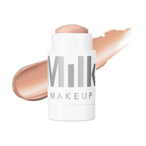 Milk Makeup Highlighter – Cream Highlighter Stick for Face + Body with Radiant, Shimmery Glow – Buildable, Blendable, Vegan Formula for All Skin Types(Lit – Champagne Pearl)