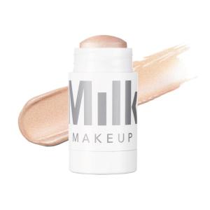 Milk Makeup Highlighter – Cream Highlighter Stick for Face + Body with Radiant, Shimmery Glow – Buildable, Blendable, Vegan Formula for All Skin Types(Turnt – Golden Peach)