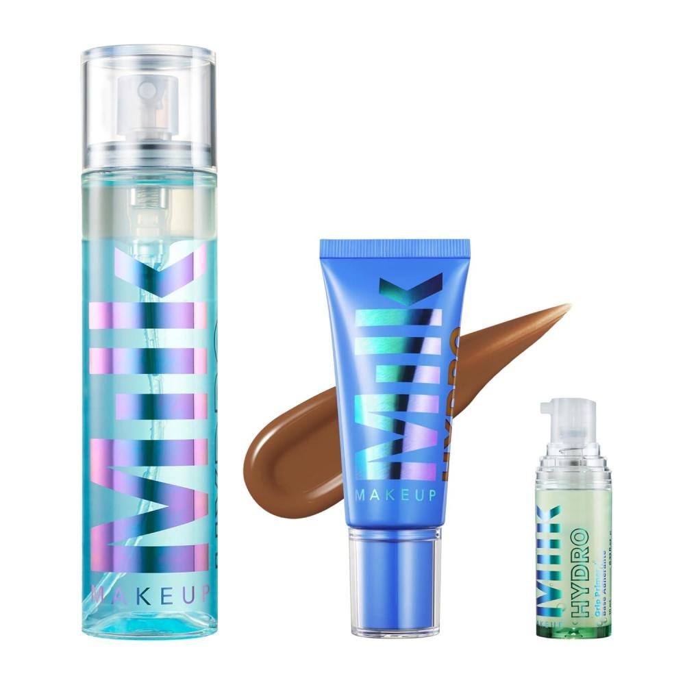 imageMilk Makeup Hydro Grip Bundle with Primer Set Spray ampamp Skin Tint 12 Hydrates Face ampamp Sets Makeup for Up to 12 Hours Lightweight ampamp LongLasting with Hyaluronic Acid