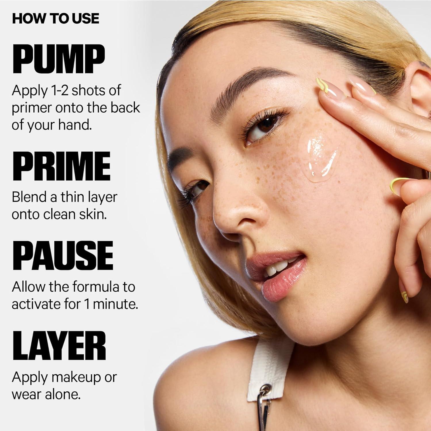 imageMilk Makeup Hydro Grip Primer with Hyaluronic Acid Niacinamide Hydrating Face Primer Grips Makeup for Up to 12 Hours SiliconeFree Lightweight Gel with Dewy FinishMini Gift Set Duo