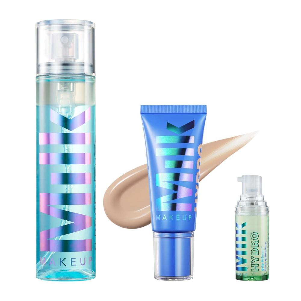 imageMilk Makeup Hydro Grip Bundle with Primer Set Spray ampamp Skin Tint 2 Hydrates Face ampamp Sets Makeup for Up to 12 Hours Lightweight ampamp LongLasting with Hyaluronic Acid