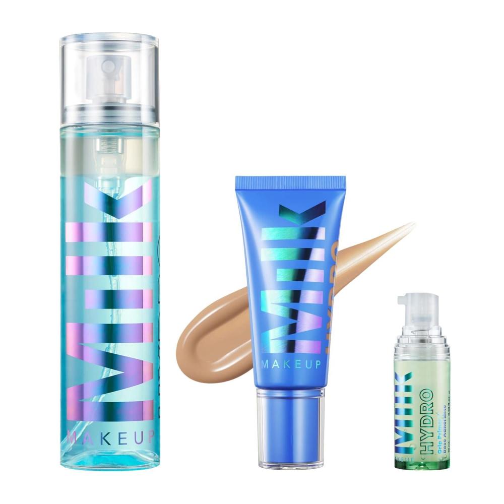 imageMilk Makeup Hydro Grip Bundle with Primer Set Spray ampamp Skin Tint 6 Hydrates Face ampamp Sets Makeup for Up to 12 Hours Lightweight ampamp LongLasting with Hyaluronic Acid
