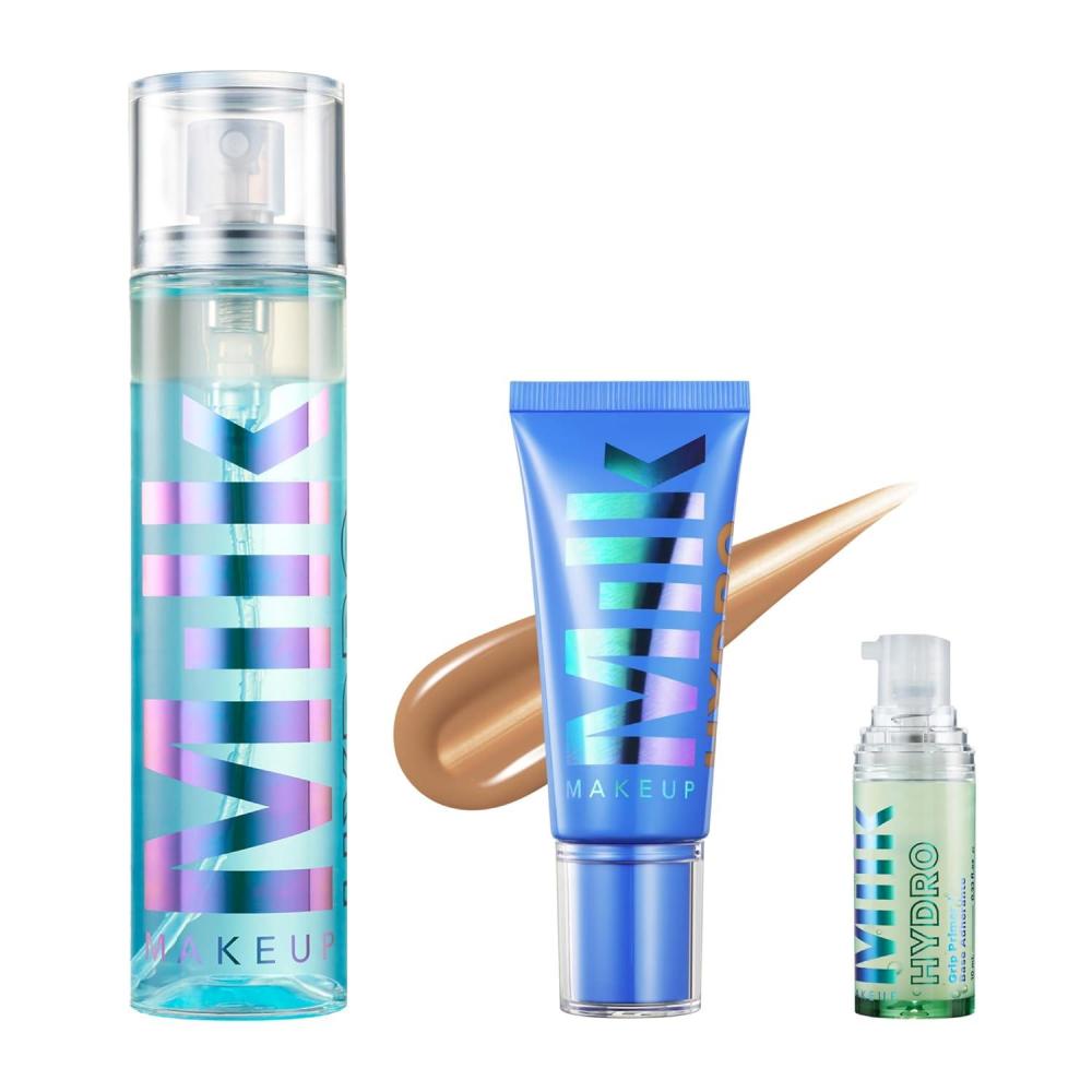 imageMilk Makeup Hydro Grip Bundle with Primer Set Spray ampamp Skin Tint 8 Hydrates Face ampamp Sets Makeup for Up to 12 Hours Lightweight ampamp LongLasting with Hyaluronic Acid