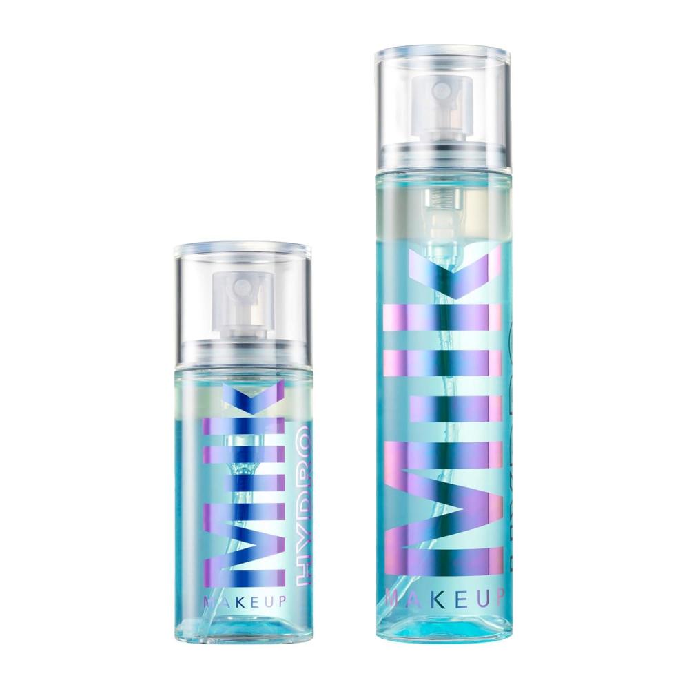 imageMilk Makeup Hydro Grip Set Refresh Spray with Regular ampamp Mini Sets Makeup Hydrates Skin for Up to 12 Hours LongLasting AlcoholFree Facial Mist for Dewy Radiant Skin
