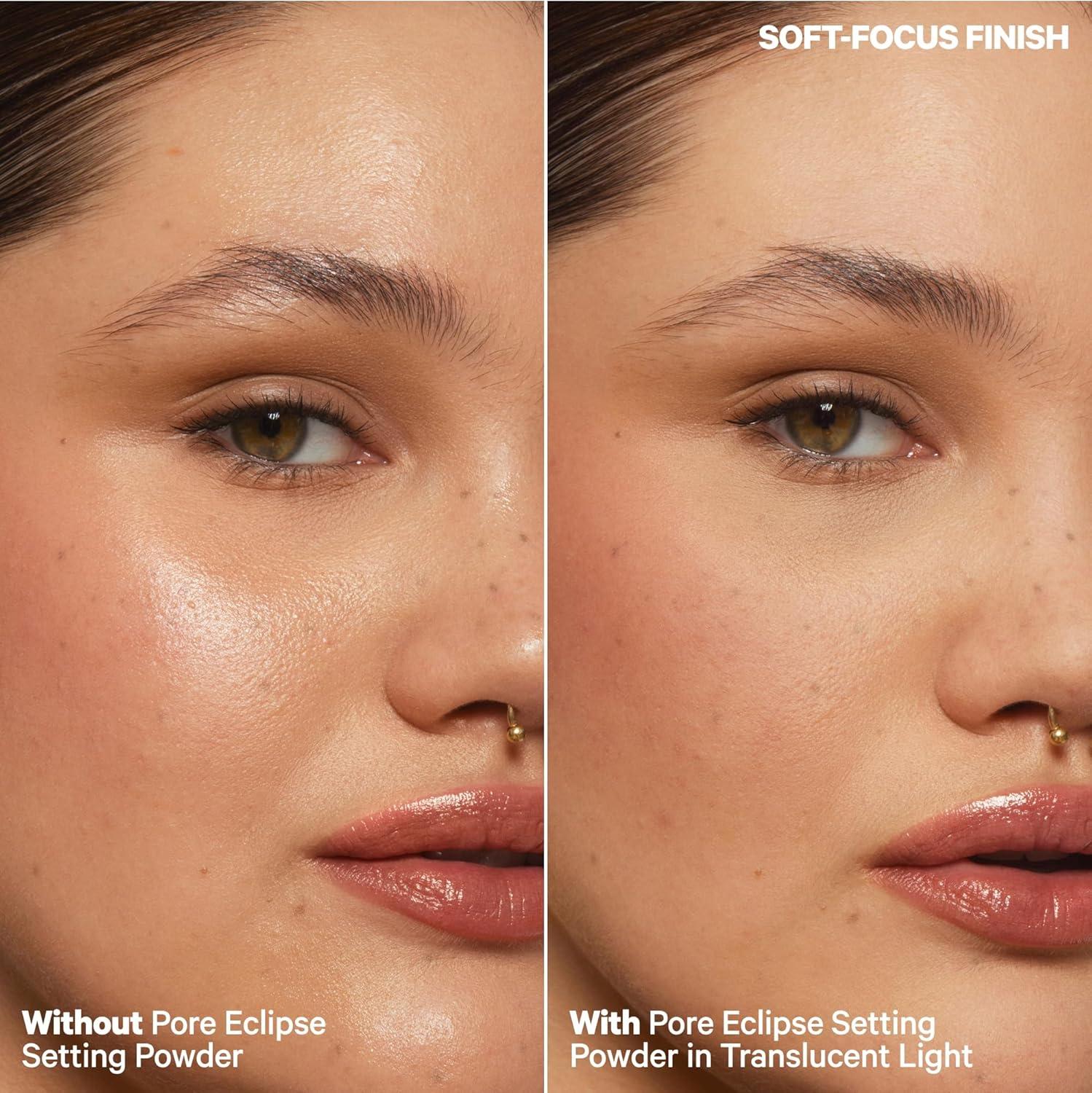 imageMilk Makeup Pore Eclipse Matte Translucent Setting Powder Controls Shine Blurs Pores Sets Makeup Up to 16 Hours Weightless TalcFree Formula with a Matte FinishTranslucent Light