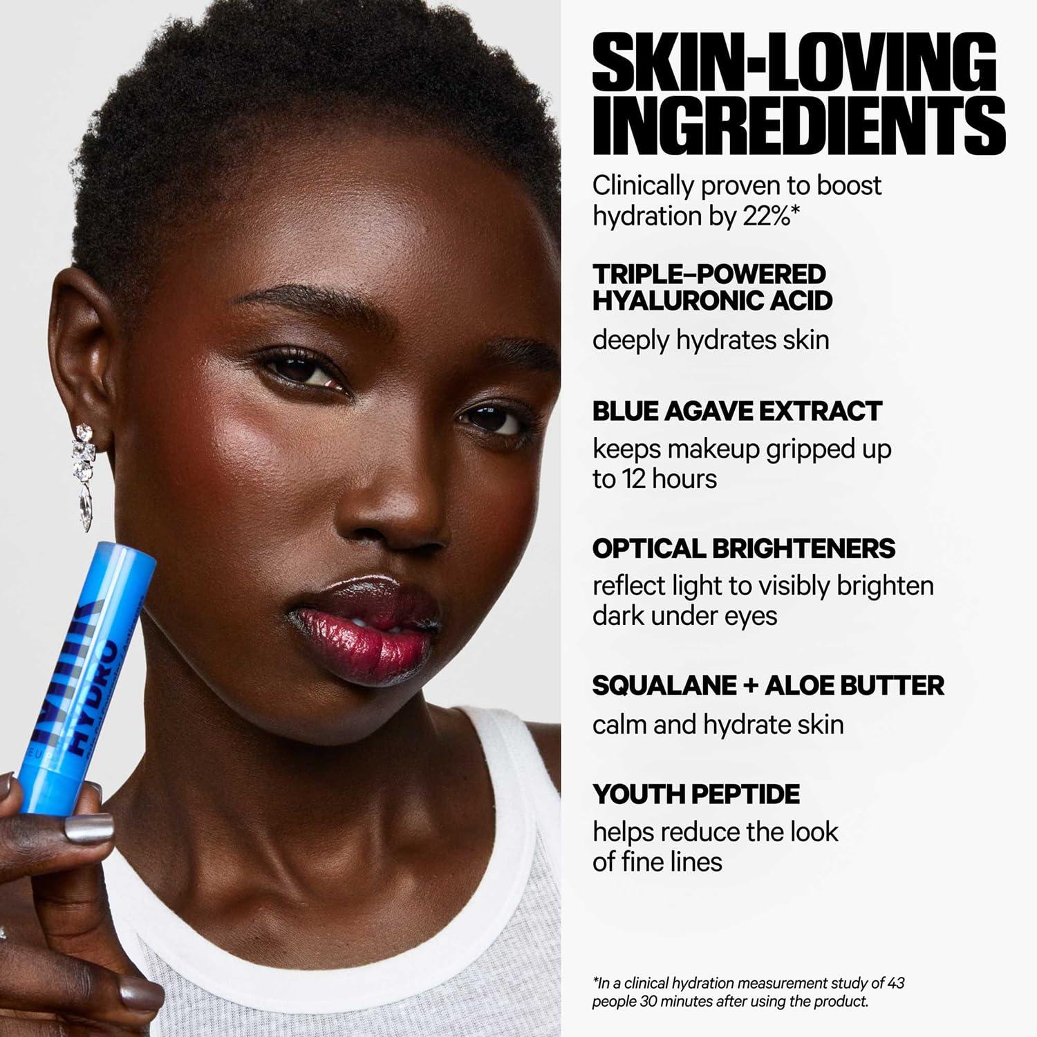 image:imageMilk Makeup Hydro Grip Gel Concealer with Hyaluronic Acid 12HR Hydrating Concealer Complexion Stick for Buildable Coverage of Under Eyes Dark Circles Redness Creamy Formula wDewy Finish12 Deep neutral to warm