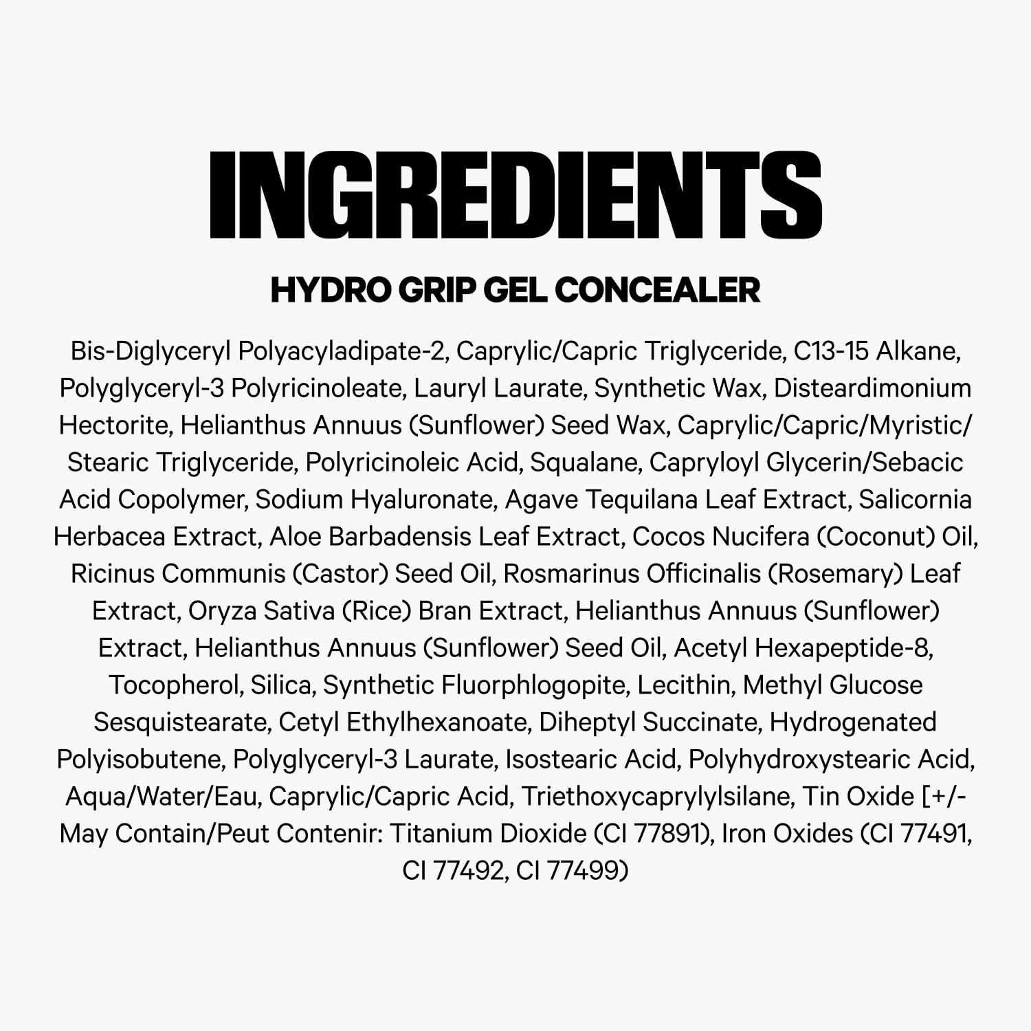 image:imageMilk Makeup Hydro Grip Gel Concealer with Hyaluronic Acid 12HR Hydrating Concealer Complexion Stick for Buildable Coverage of Under Eyes Dark Circles Redness Creamy Formula wDewy Finish10 Tan neutral to warm
