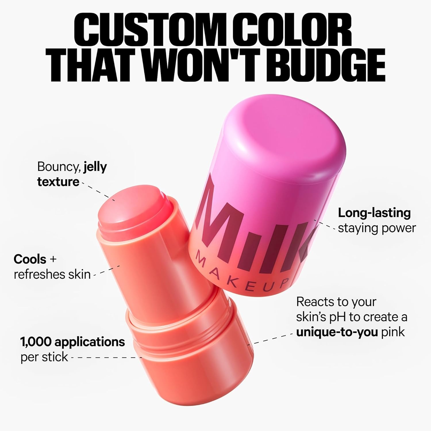 image:imageMilk Makeup Hydrating Skincare Stick Reduces the Look of Puffiness Moisturizes for Visibly Calm Smooth Skin Clean Vegan TravelFriendly FormulaJelly Skincare Stick Gift Set