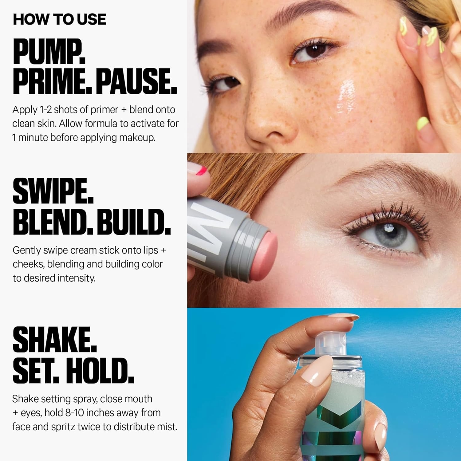 image:imageMilk Makeup Hydro Grip Primer with Hyaluronic Acid Niacinamide Hydrating Face Primer Grips Makeup for Up to 12 Hours SiliconeFree Lightweight Gel with Dewy FinishMakeup Must Haves Gift Set
