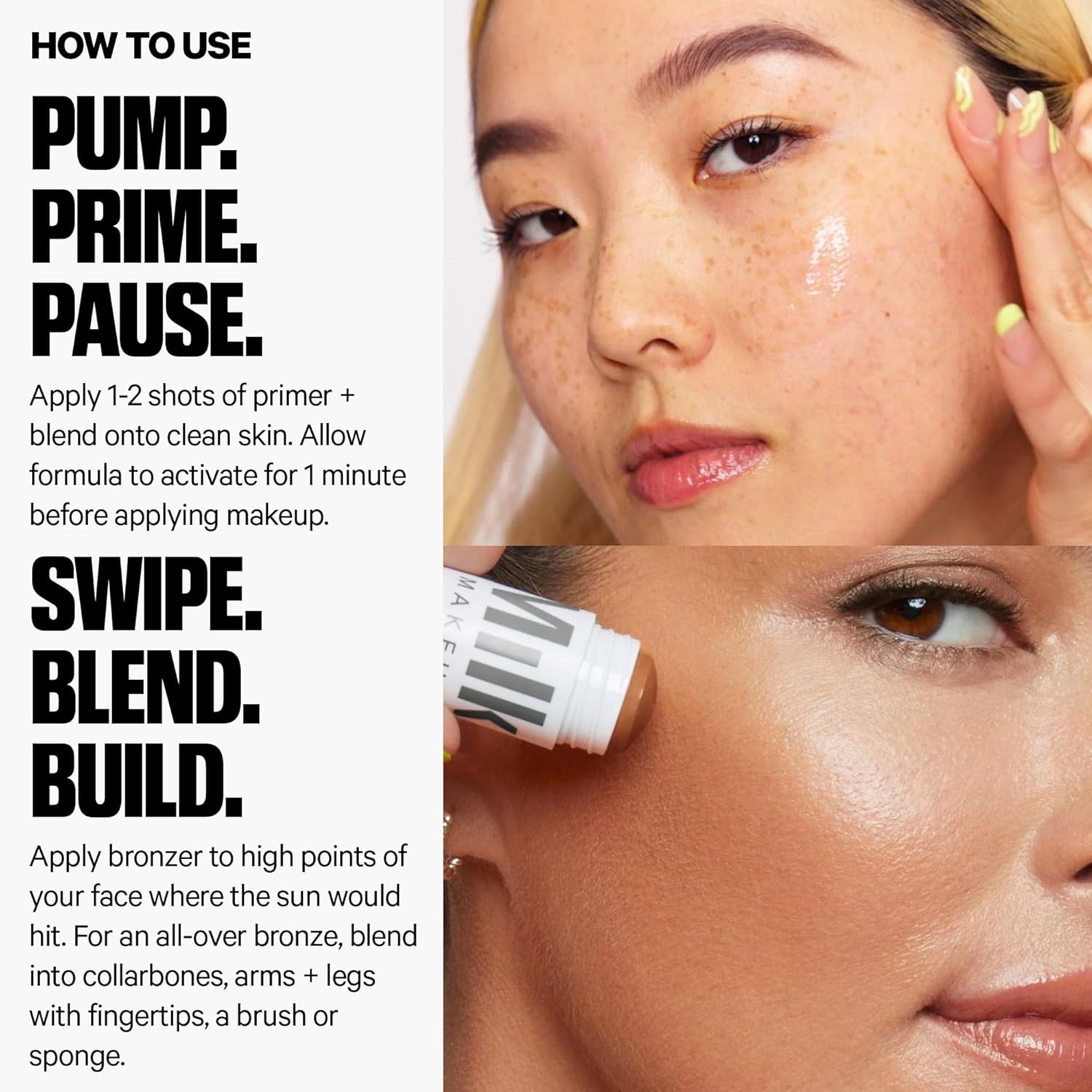 image:imageMilk Makeup Hydro Grip Primer with Hyaluronic Acid Niacinamide Hydrating Face Primer Grips Makeup for Up to 12 Hours SiliconeFree Lightweight Gel with Dewy FinishThe Icons Duo