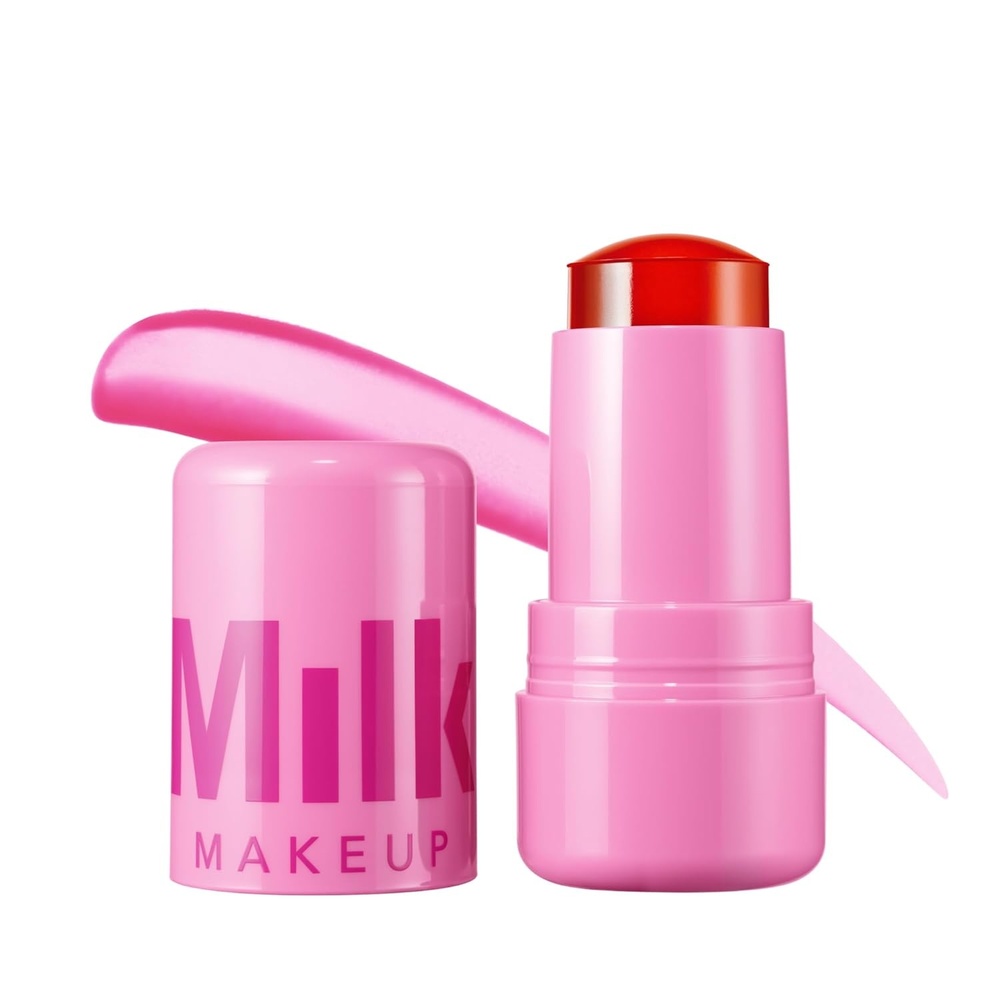image:imageMilk Makeup Cooling Water Jelly Tint  LongLasting Sheer Lip  Cheek Stain with Firming Vegan Collagen  Hydrating Aloe  Transfer Proof Buildable Lip Tint  BlushFresh  Soft Pink